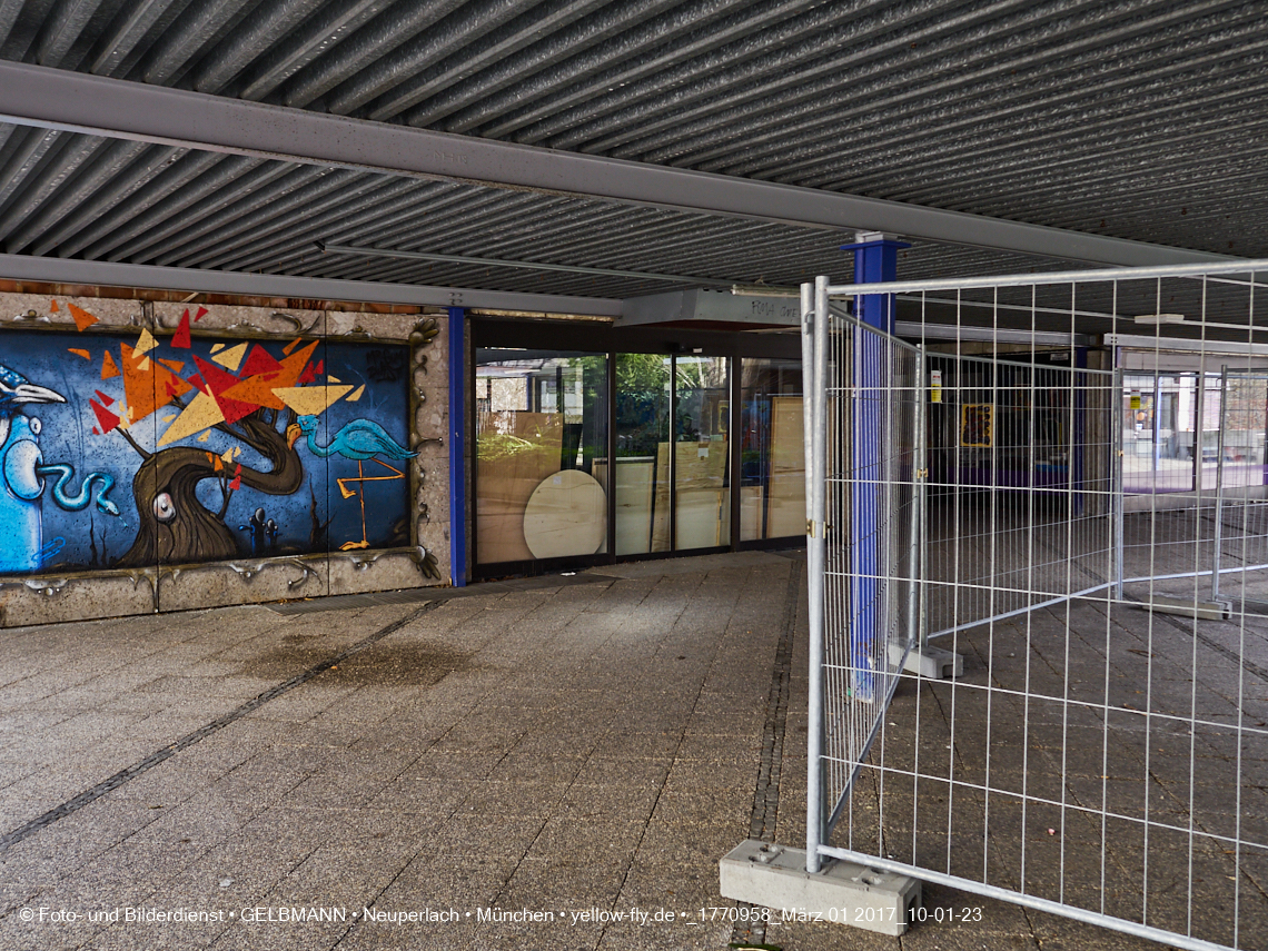 01.03.2017 - die Abrissbaustelle Quiddezentrum in Neuperlach